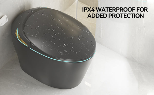 English Elm Unique Smart One Piece Toilet with Bidet Foot Sensor Auto Lid Warm Dryer Night Light W3133P384914