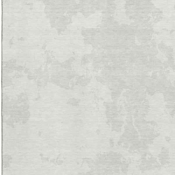 HomeRoots 8' X 10' Ivory and Beige Abstract Washable Area Rug - Stylish UV Protected Design for Modern Spaces 671304