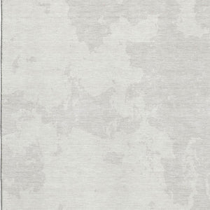HomeRoots 9' X 12' Ivory and Beige Abstract Washable Area Rug with UV Protection for Busy Homes and Kids 671305
