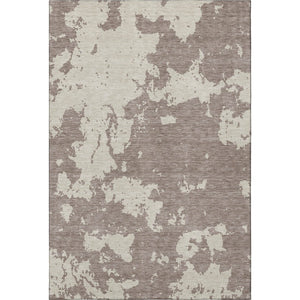 HomeRoots 5' X 8' Stylish Taupe & Beige Abstract Area Rug - Durable, Washable, UV-Protected for Any Space 671338