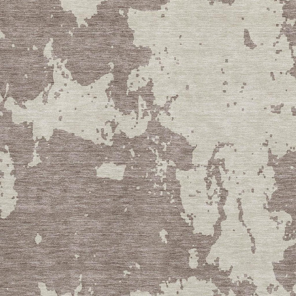 HomeRoots 8' X 10' Washable Taupe and Beige Abstract Area Rug - UV Protected, Stain Resistant for Busy Homes 671340