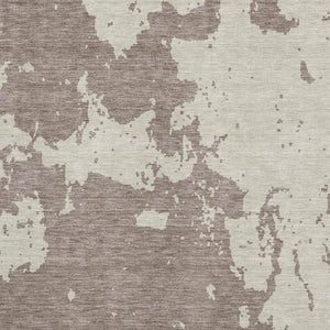 HomeRoots 9' X 12' Contemporary Taupe & Beige Abstract Washable Area Rug with Stain Resistance & UV Defense 671341