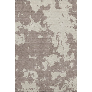 HomeRoots 10' X 14' Taupe And Beige Abstract Washable Area Rug - UV Protected, Stain Resistant, Stylish Comfort 671342