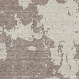 HomeRoots 10' X 14' Taupe And Beige Abstract Washable Area Rug - UV Protected, Stain Resistant, Stylish Comfort 671342