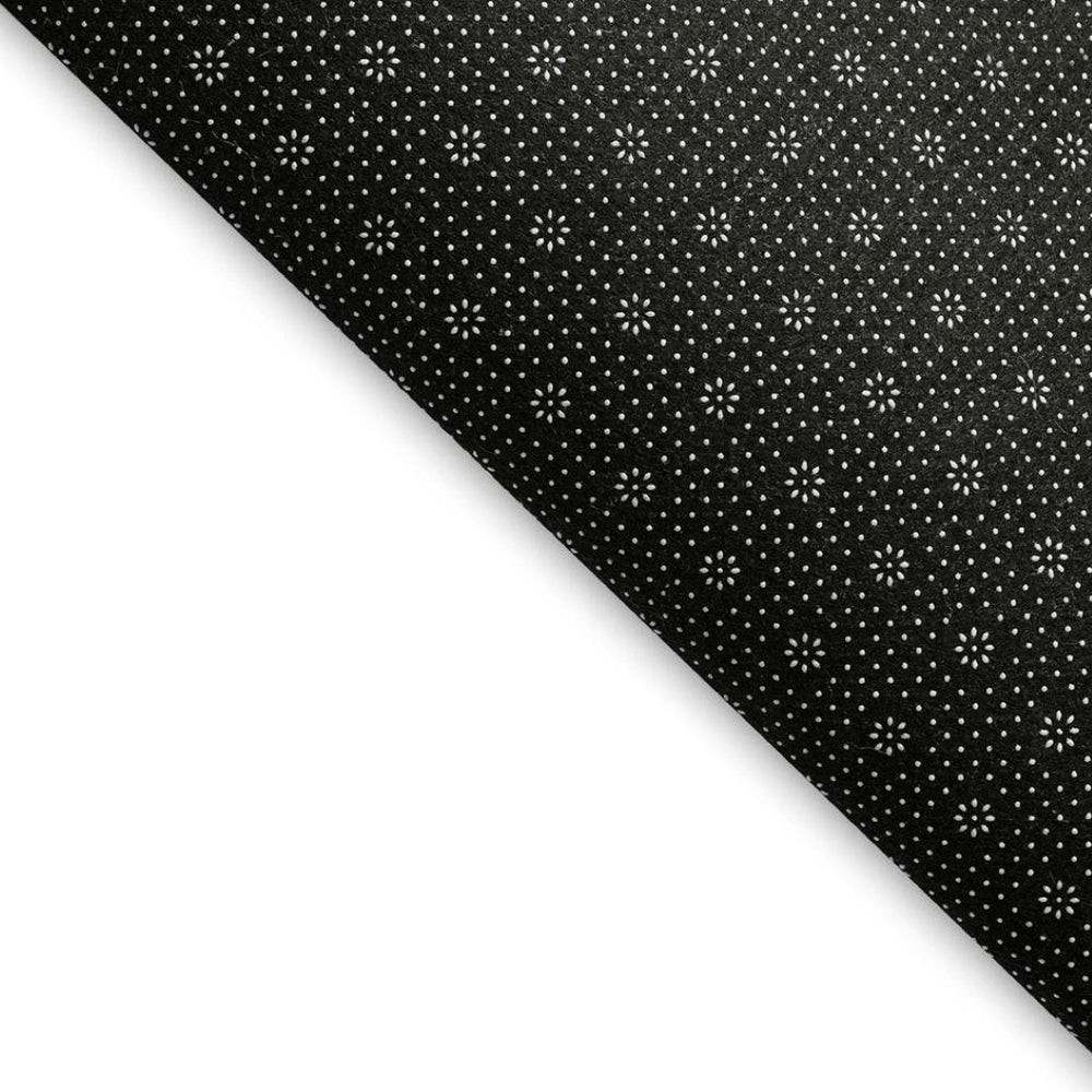 HomeRoots 8' X 10' Navy Blue Geometric Washable Area Rug with UV Protection - Durable, Stylish & Easy Care! 671394