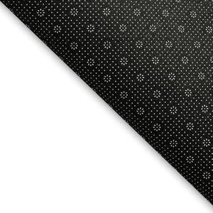 HomeRoots 8' X 10' Navy Blue Geometric Washable Area Rug with UV Protection - Durable, Stylish & Easy Care! 671394