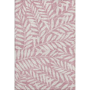 HomeRoots 8' X 10' Blush & Ivory Floral Area Rug - Washable, UV-Protected, Stylish & Family-Friendly Design 671430