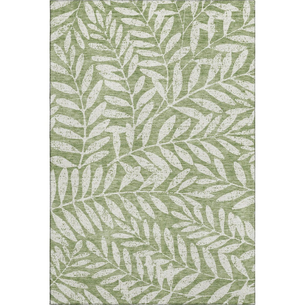 HomeRoots 9' X 12' Floral Washable Area Rug with UV Protection - Durable, Stain-Resistant Comfort for Your Home 671455