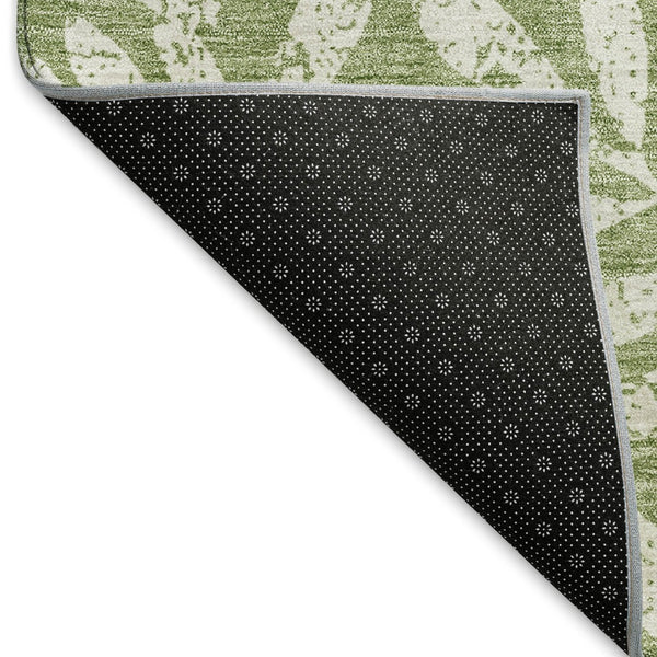 HomeRoots 9' X 12' Floral Washable Area Rug with UV Protection - Durable, Stain-Resistant Comfort for Your Home 671455
