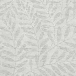 HomeRoots 8' X 10' Ivory and Beige Floral Area Rug - Washable, Stain Resistant & UV Protected for High-Traffic Rooms 671460