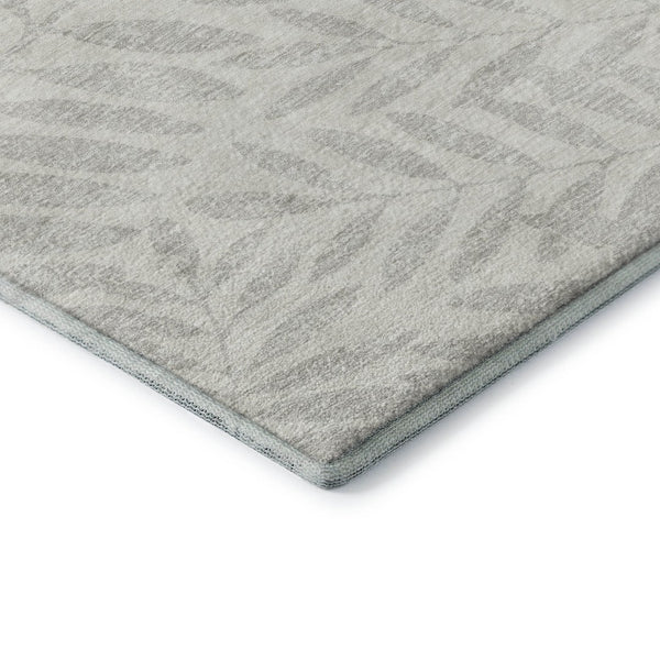 HomeRoots 9' X 12' Elegant Ivory and Beige Floral Area Rug - Washable, UV Protected, Stain Resistant Design! 671461