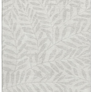 HomeRoots 9' X 12' Elegant Ivory and Beige Floral Area Rug - Washable, UV Protected, Stain Resistant Design! 671461