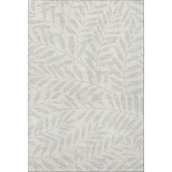 HomeRoots 9' X 12' Elegant Ivory and Beige Floral Area Rug - Washable, UV Protected, Stain Resistant Design! 671461