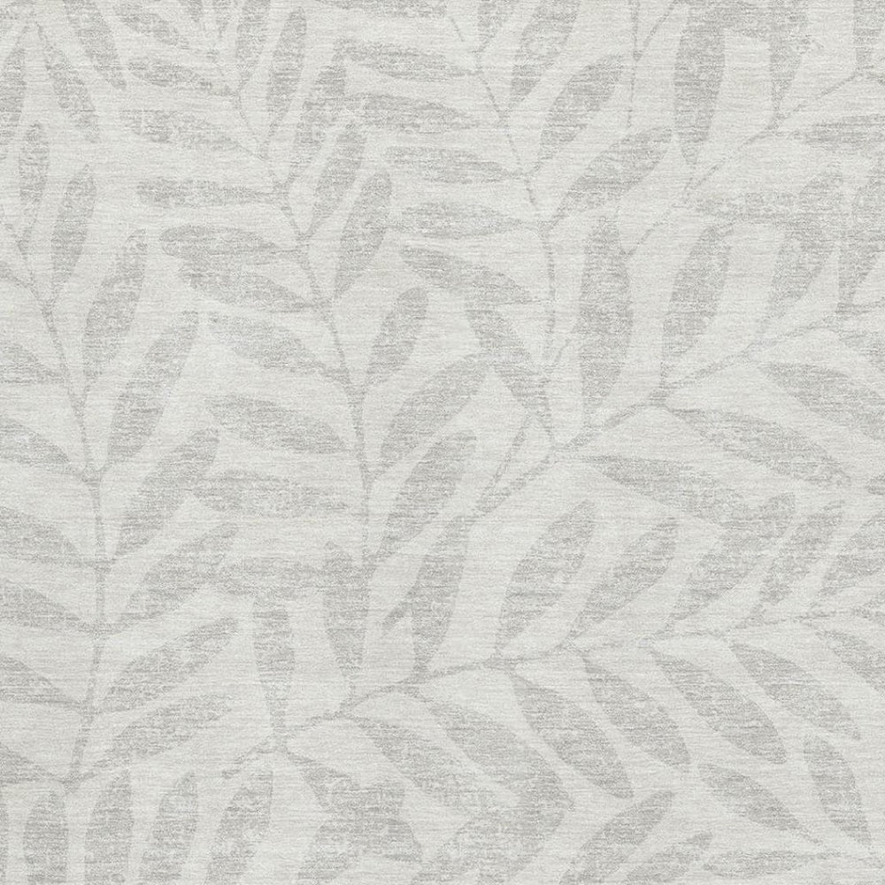 HomeRoots 10' X 14' Elegant Ivory & Beige Floral Area Rug - Washable, UV Protected, Ideal for High Traffic Areas 671462