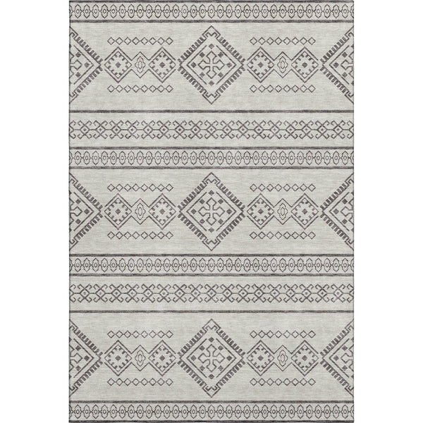 HomeRoots 10' Beige and Taupe Southwestern Washable Area Rug with UV Protection for Indoor and Outdoor Spaces 671594