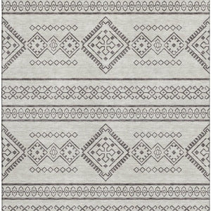 HomeRoots 10' Beige and Taupe Southwestern Washable Area Rug with UV Protection for Indoor and Outdoor Spaces 671594