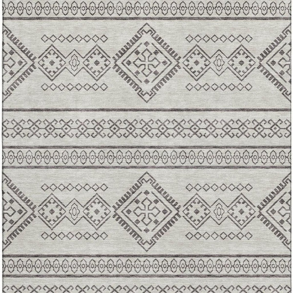 HomeRoots 10' Beige and Taupe Southwestern Washable Area Rug with UV Protection for Indoor and Outdoor Spaces 671594