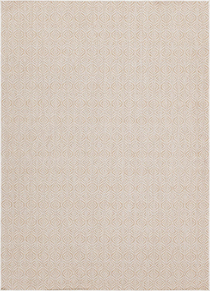 Unique Loom Outdoor Trellis Deco Trellis Machine Made Trellis Rug Taupe, Ivory 8' 0" x 11' 4"