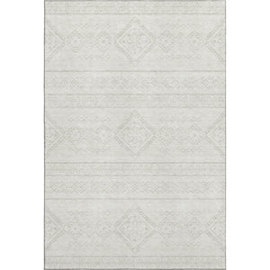 HomeRoots 8' X 10' Southwestern Area Rug in Ivory & Beige - Washable, Stain-Resistant, UV-Protected Design 671640