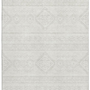 HomeRoots 8' X 10' Southwestern Area Rug in Ivory & Beige - Washable, Stain-Resistant, UV-Protected Design 671640