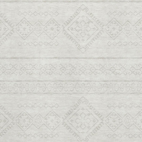 HomeRoots 9' X 12' Ivory & Beige Southwestern Area Rug – Washable, UV-Protected, Perfect for Busy Homes! 671641
