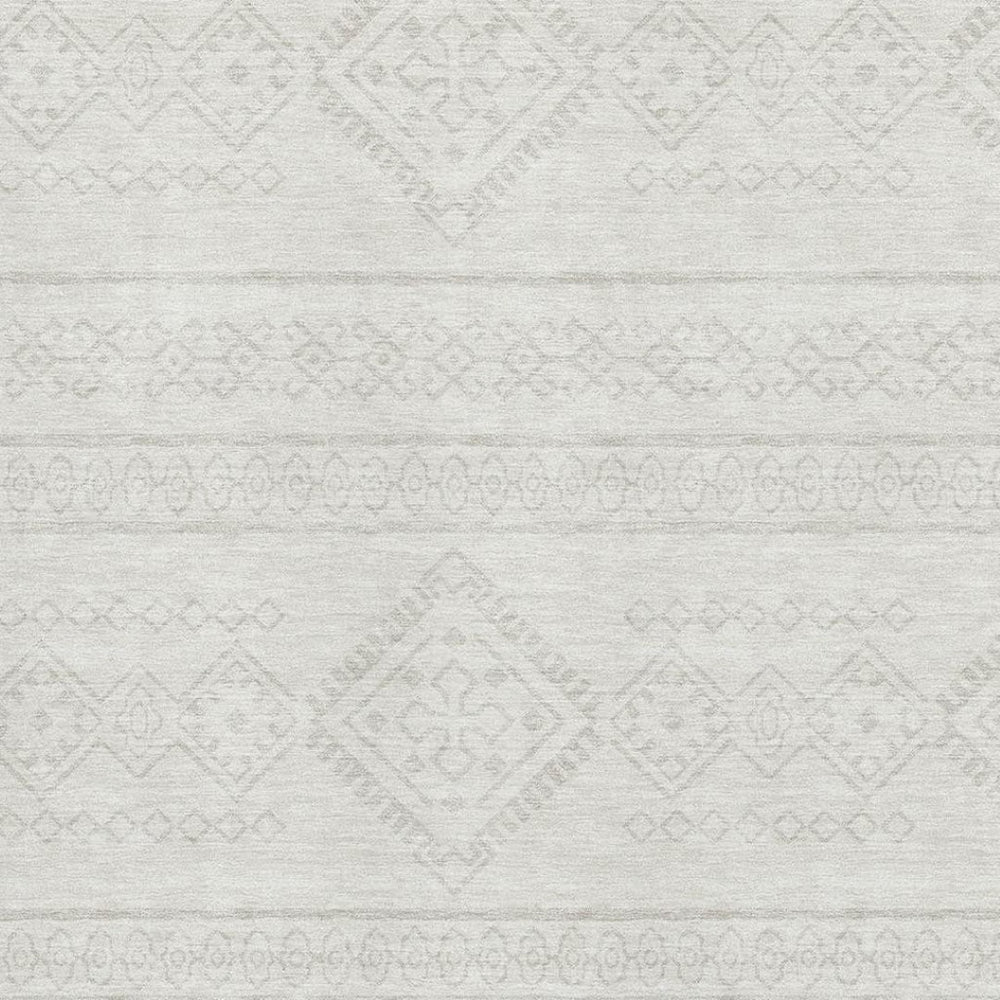 HomeRoots 10' X 14' Ivory & Beige Southwestern Area Rug - Washable, Stain-Resistant & UV Protected for Homes 671642