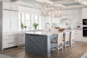 Wildwood Society Society Hill Chandelier Antique Silver Leaf 4-Light Adjustable Height Classic Elegance 67185