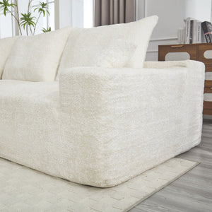 English Elm United L-Shaped Chenille Sofa - Plush Comfort, Spacious Design, No Assembly Required For Cozy Living W1568S00125-GIGA