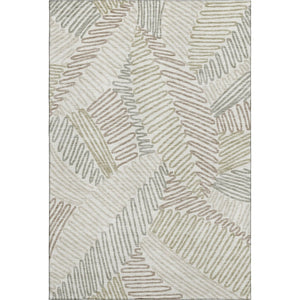 HomeRoots 10' Ivory Beige Tan Floral Washable Area Rug - Stain Resistant, UV Protected, Perfect for Living Spaces 671900
