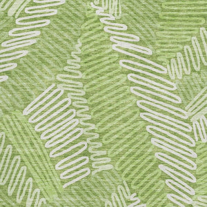 HomeRoots 10' X 14' Vibrant Lime Green Floral Area Rug with UV Protection - Durable, Washable, and Family-Friendly! 671912