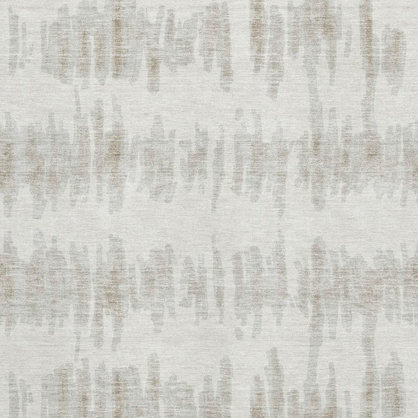 HomeRoots 10' X 14' Ivory and Beige Striped Area Rug - Washable, UV-Protected, Durable & Stylish for Any Room 671978