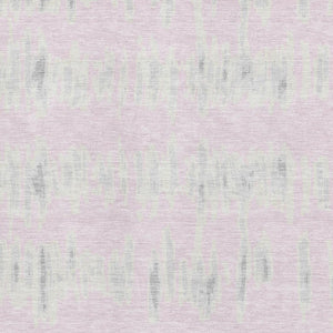 HomeRoots 8' X 10' Pink And Beige Striped Washable Area Rug - Stylish, Durable, Stain Resistant with UV Protection 671994