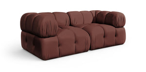 Meridian Furniture Orin Modular Sofa in Dusty Rose Performance Velvet for Modern Living Rooms 671Rose-S2A