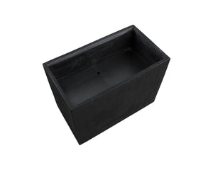 Sunpan LEILANI PLANTER - MEDIUM - ELEGANT ANTIQUE BRONZE DESIGN FOR UPSCALE INTERIORS & OUTDOOR SPACES Black 111142