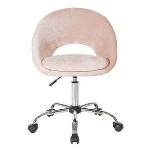 OSP Home Furnishings Milo Office Chair Blush