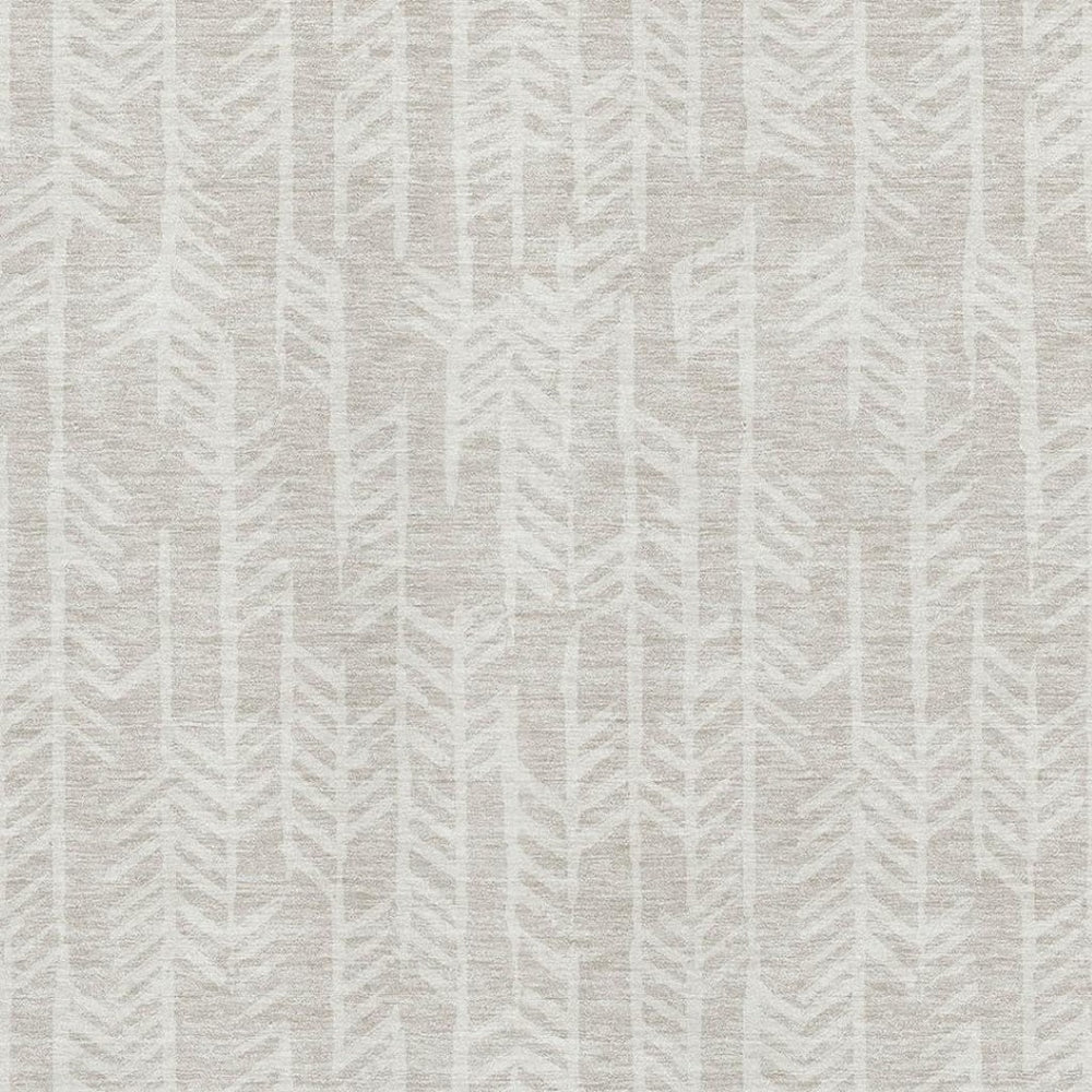 HomeRoots 5' X 8' Beige and Ivory Tribal Area Rug – Washable, Stain-Resistant, UV-Protected for Family Homes 672016