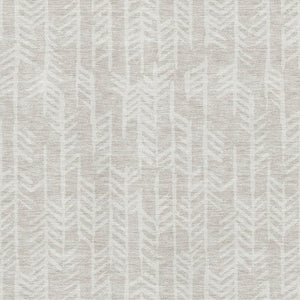 HomeRoots 5' X 8' Beige and Ivory Tribal Area Rug – Washable, Stain-Resistant, UV-Protected for Family Homes 672016