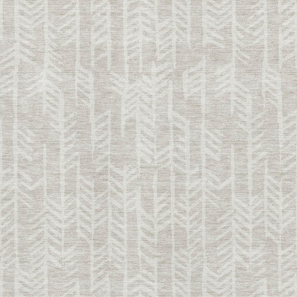 HomeRoots 5' X 8' Beige and Ivory Tribal Area Rug – Washable, Stain-Resistant, UV-Protected for Family Homes 672016