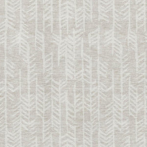 HomeRoots 10' Beige and Ivory Tribal Area Rug - Washable, UV Protected, Durable, Perfect for Family Life! 672020