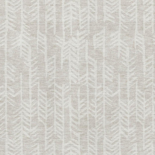 HomeRoots 10' Beige and Ivory Tribal Area Rug - Washable, UV Protected, Durable, Perfect for Family Life! 672020