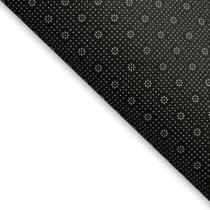HomeRoots 8' X 10' Gray Ivory Charcoal Polka Dot Washable Area Rug - Durable, Stylish & UV Protected Design! 672192