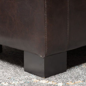 English Elm Large Tufted Upholstered Storage Bench with Hidden Compartment for Entryway or Bedroom 67220.00PUCHO