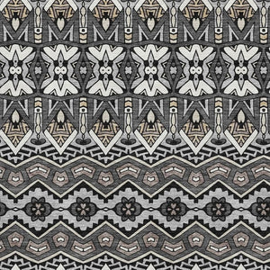 HomeRoots 9' X 12' Charcoal Ivory Moroccan Washable Area Rug - Durable, Stain-Resistant, UV Protected Design! 672259