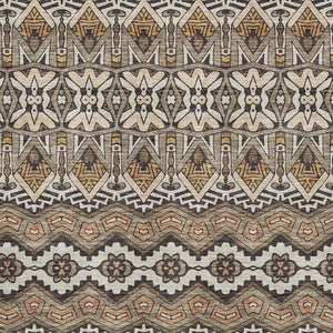 HomeRoots 10' Moroccan-Inspired Washable Area Rug in Taupe & Copper - Stain-Resistant, UV-Protected Elegance 672296
