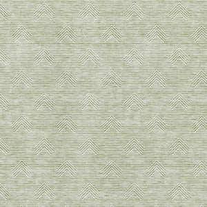 HomeRoots 8' X 10' Artichoke Green & Ivory Abstract Geometric Area Rug - Washable, UV-Protected & Durable Design 672306