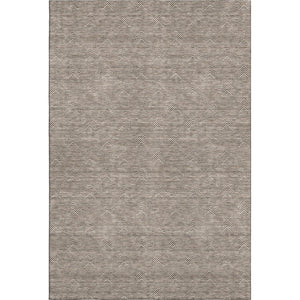 HomeRoots 10' X 14' Brown Geometric Washable Area Rug with UV Protection – Perfect for High-Traffic Spaces! 672326