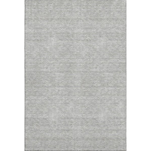 HomeRoots 10' Gray and Ivory Abstract Geometric Area Rug – Washable, UV-Protected, Durable Design for Modern Homes 672332