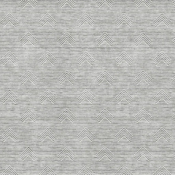 HomeRoots 10' Gray and Ivory Abstract Geometric Area Rug – Washable, UV-Protected, Durable Design for Modern Homes 672332