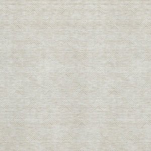 HomeRoots 8' X 10' Ivory and Beige Abstract Geometric Area Rug – Washable, UV Protected, Perfect for Busy Homes 672342