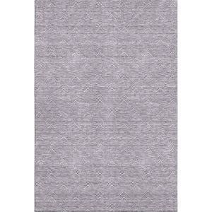 HomeRoots 5' X 8' Purple And Ivory Abstract Geometric Area Rug - Stylish, Washable, UV-Protected & Kid-Friendly 672364